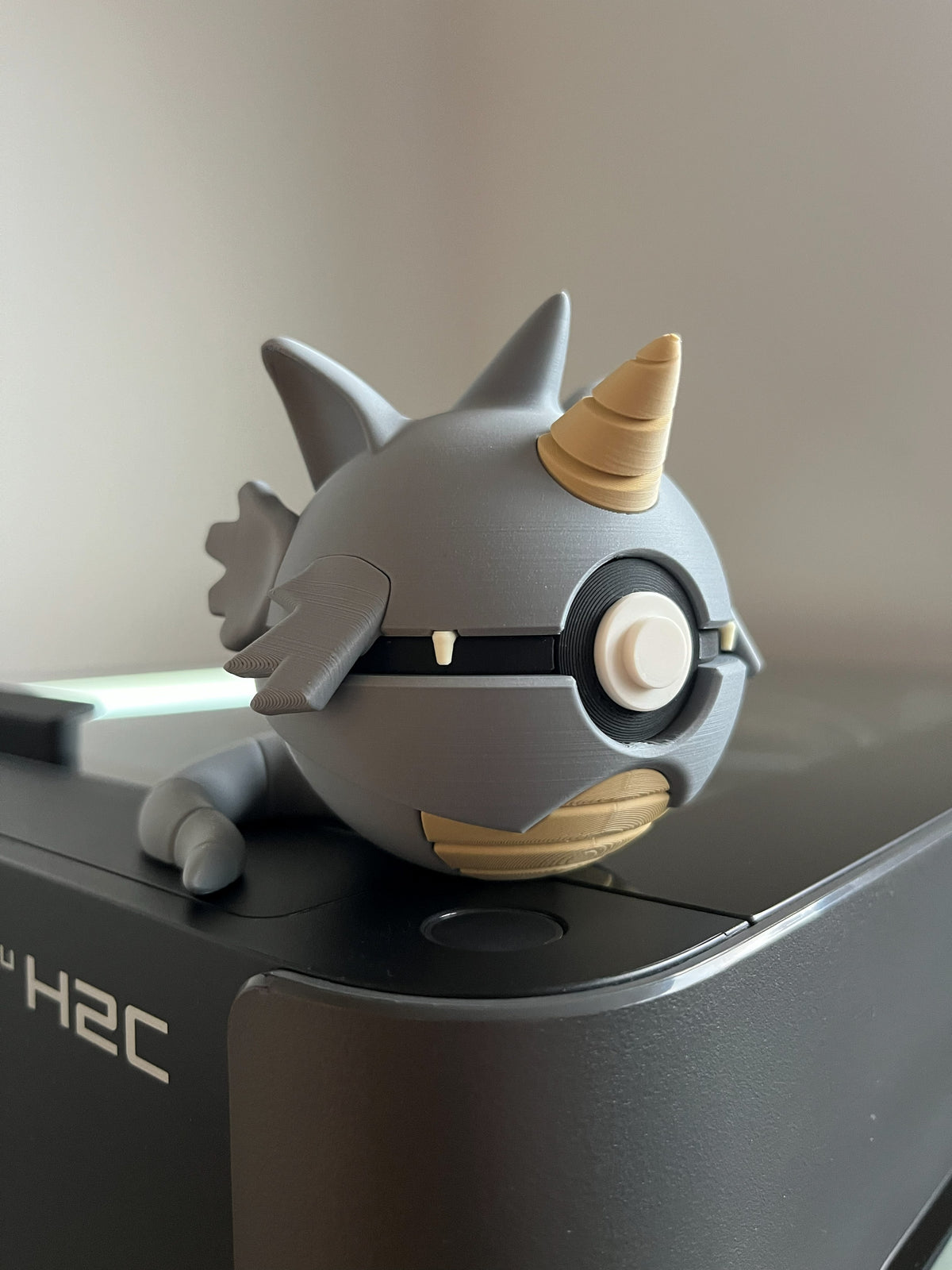 Rhydon Monster Ball, side profile
