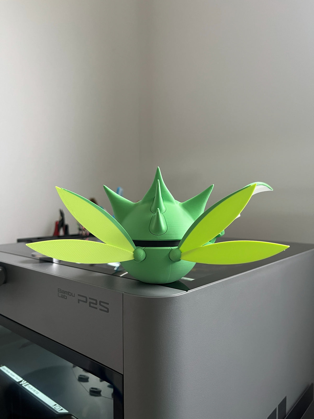 Scyther Monster Ball, back view