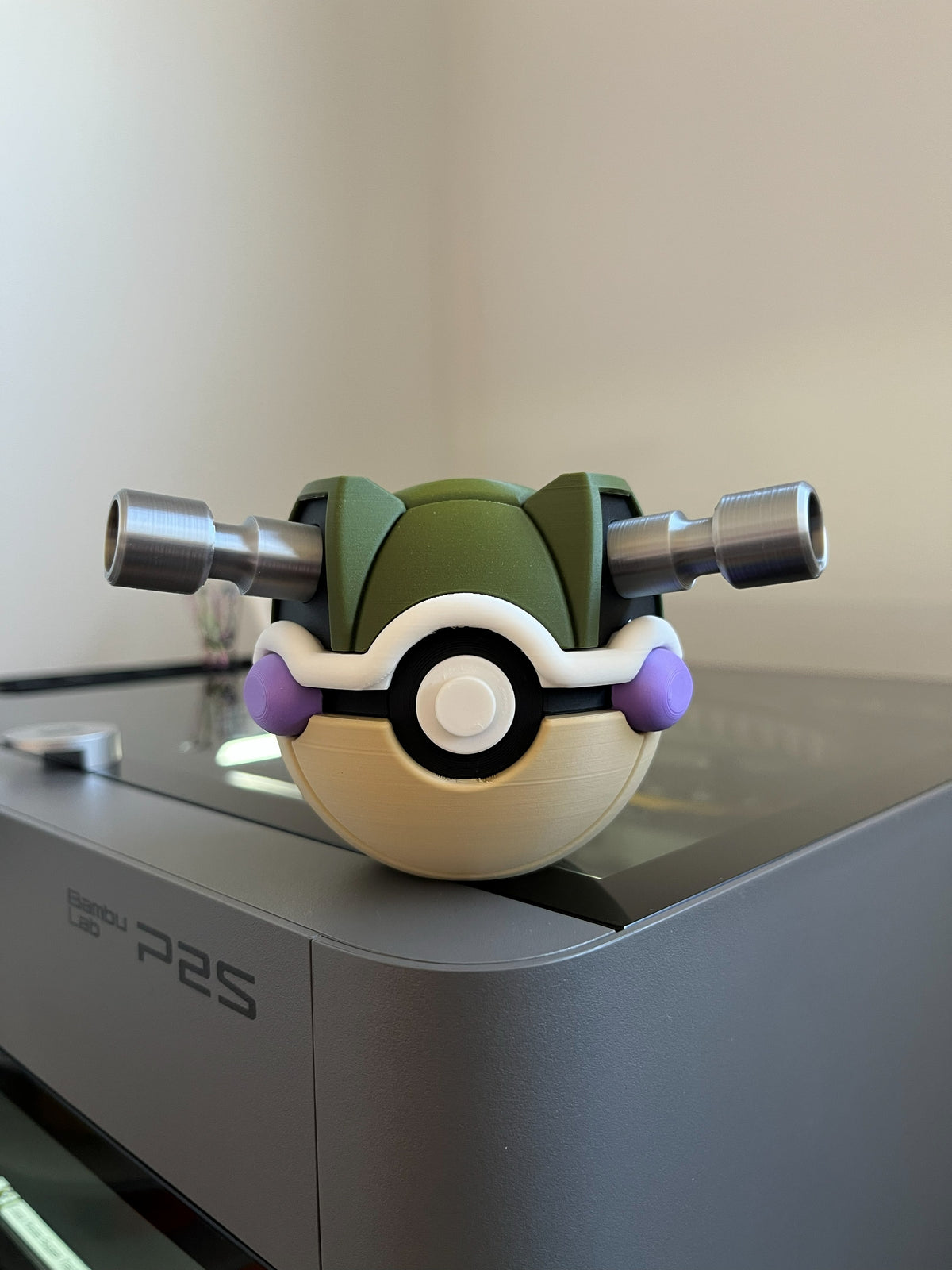 Shiny Blastoise Monster Ball, front view