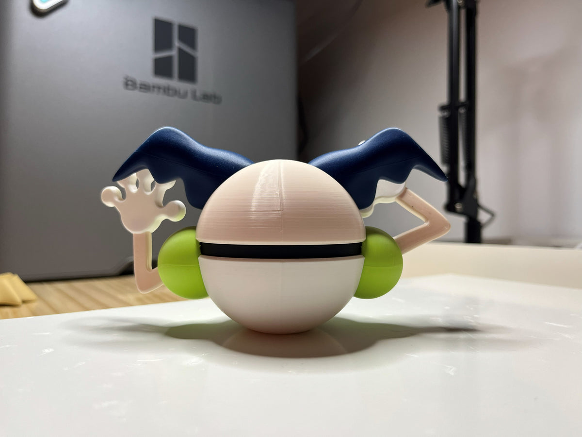 Shiny Mr. Mime Monster Ball, back view