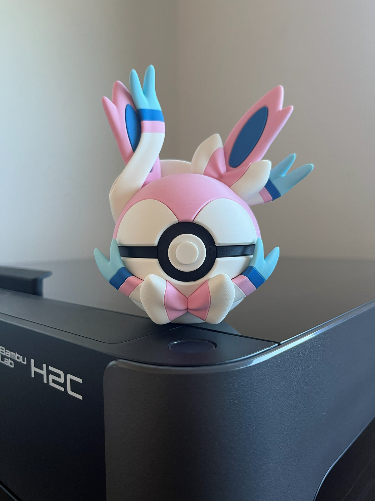 Sylveon Monster Ball, front view
