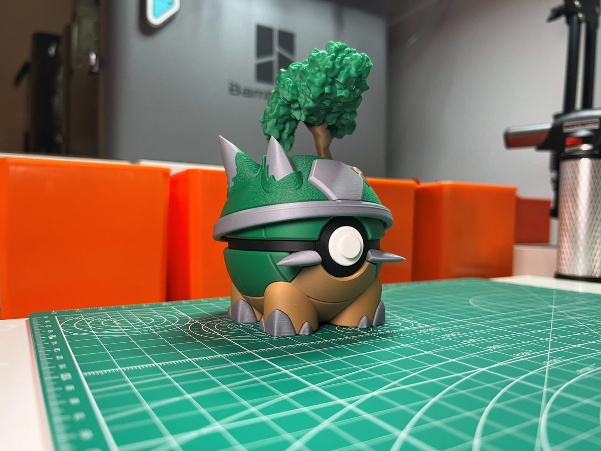Torterra Monster Ball, side profile