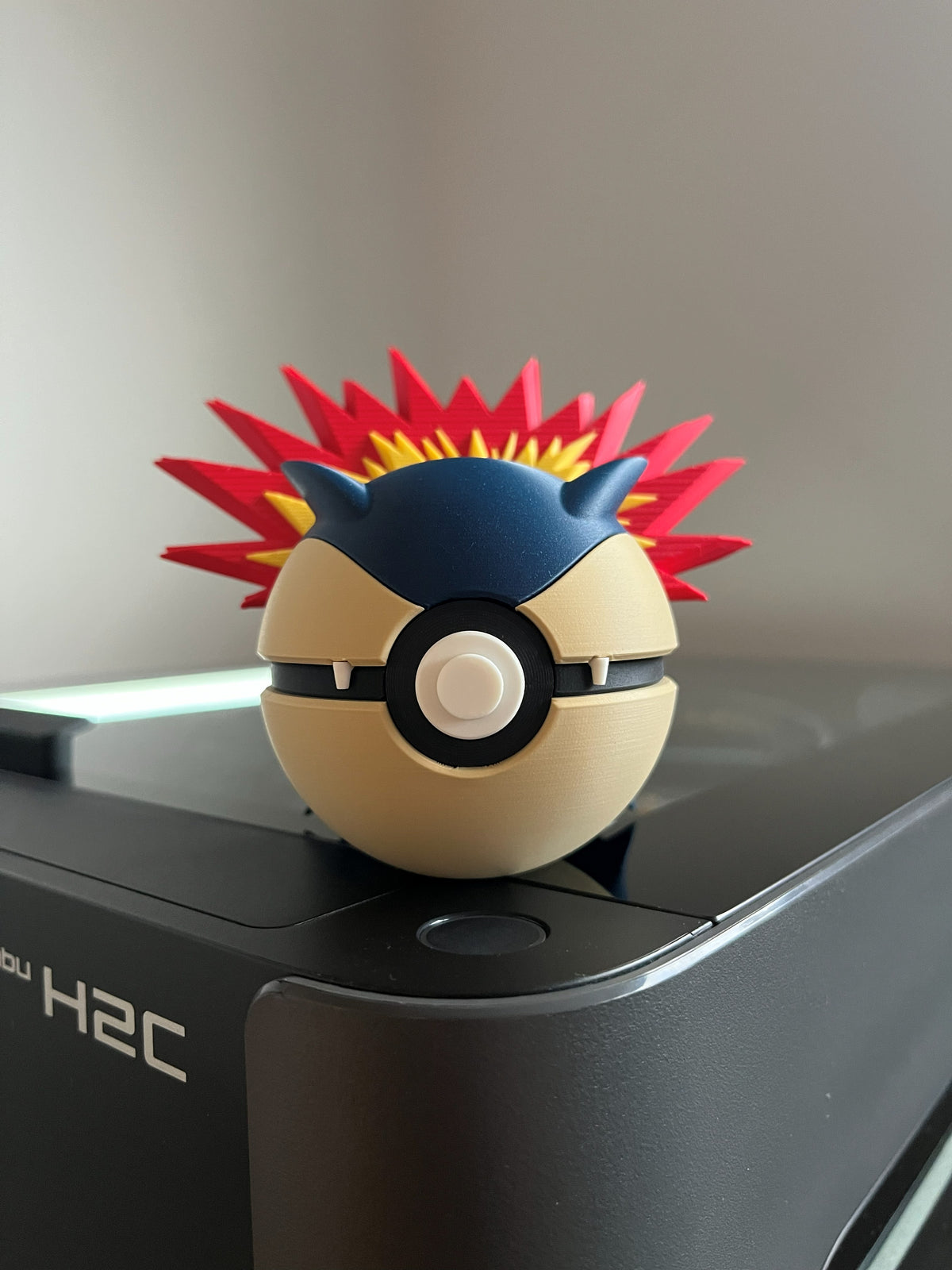 Typhlosion Monster Ball, front view