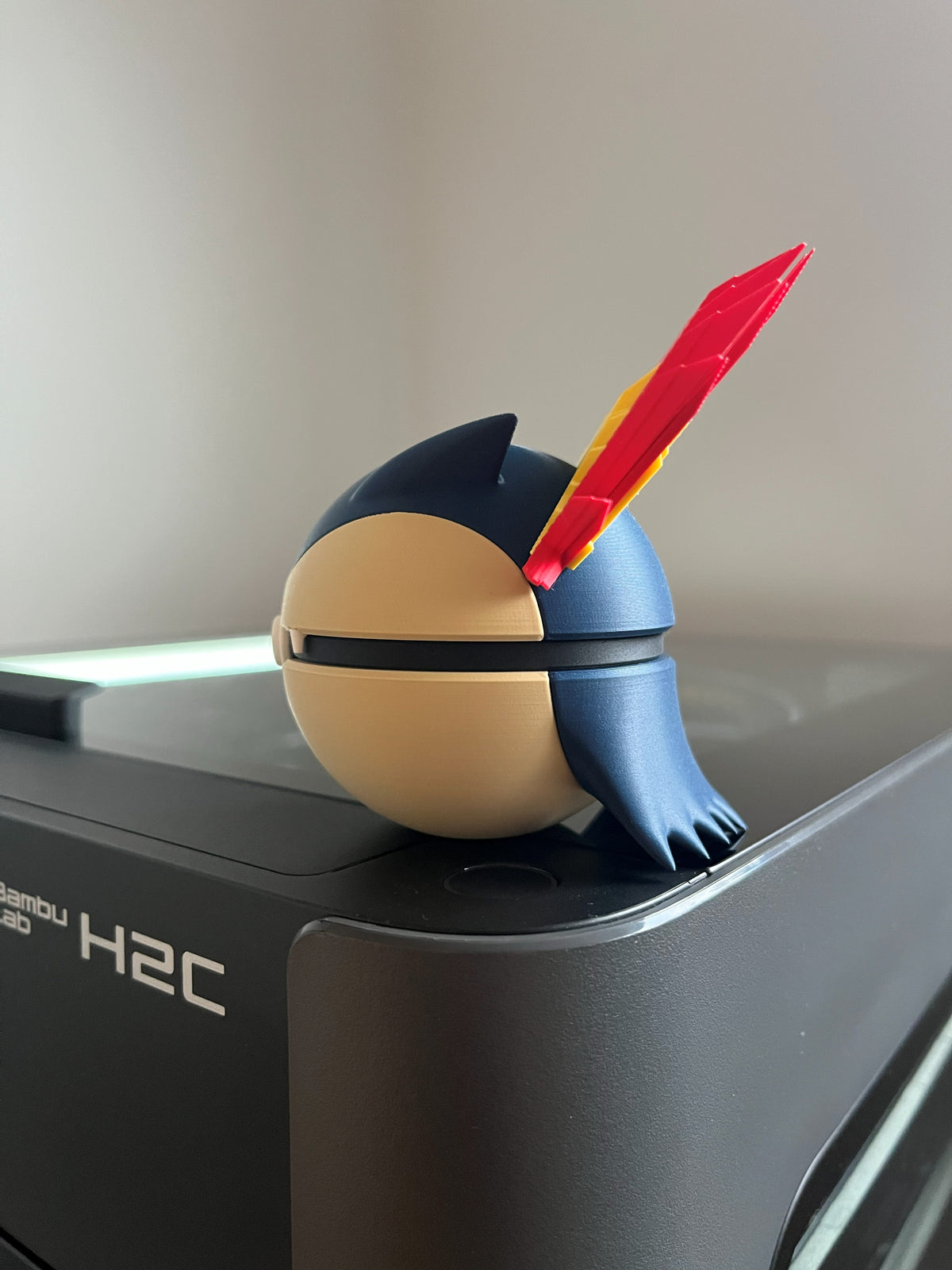 Typhlosion Monster Ball, left side