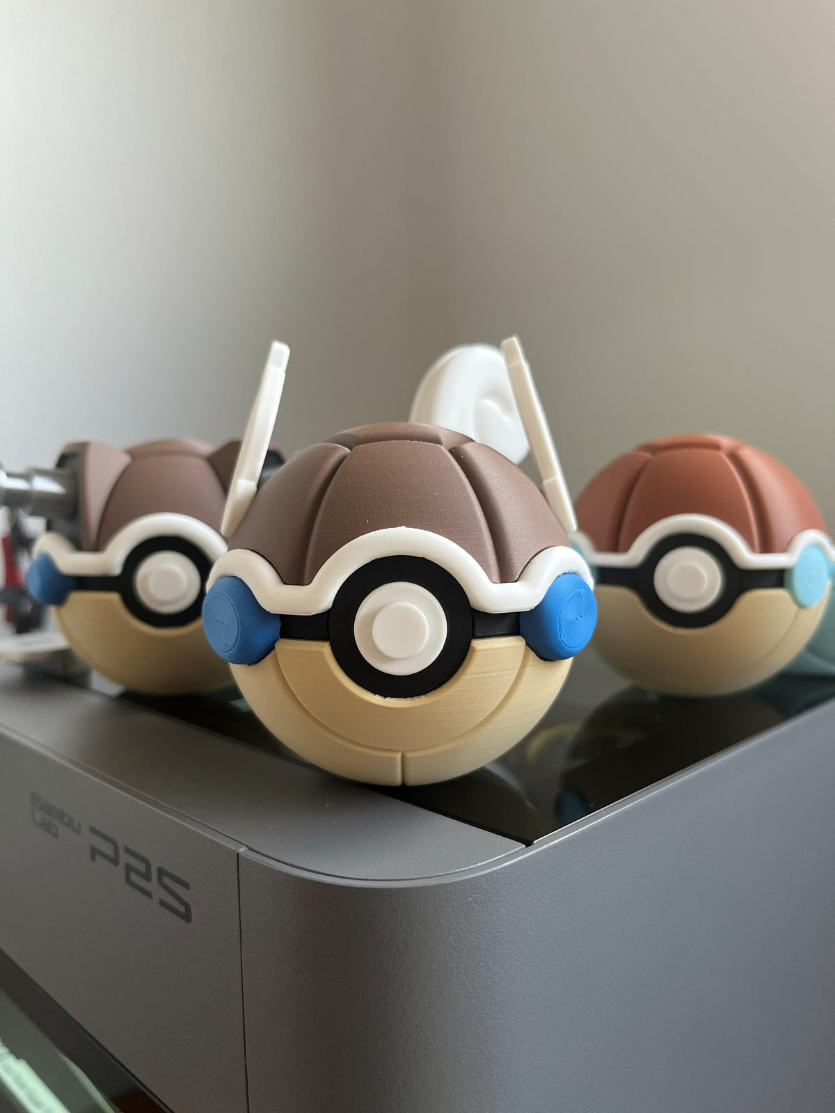 Wartortle Monster Ball, on display