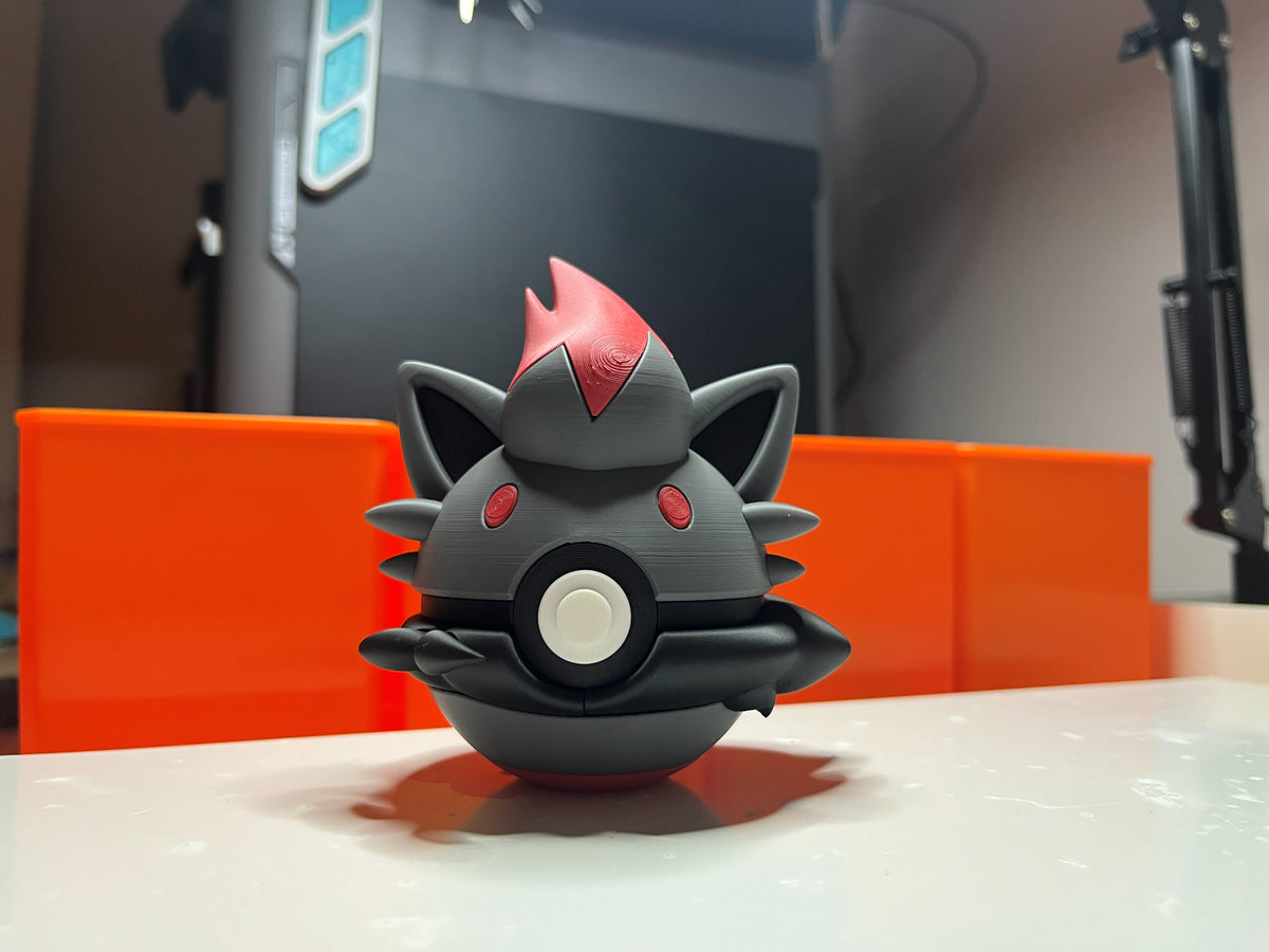 Zorua Monster Ball, front view