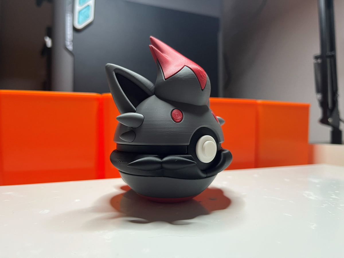Zorua Monster Ball, side profile